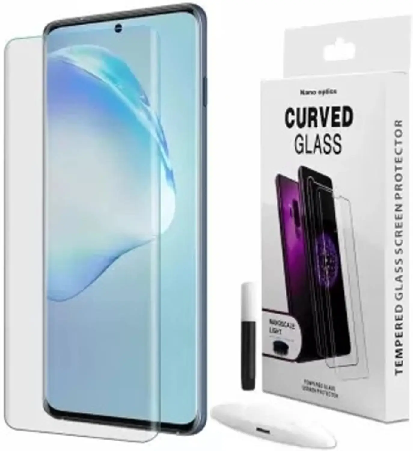 Curved screen protectors